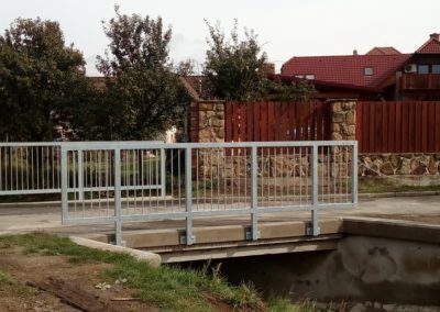 Oprava mostu v uličce u Bělovského II, Stříbrnice
